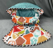 Fisher Price Sit Me Up Floor Seat Multicolor Kick N Play Replacement Part Fabric