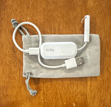 AirFly Pro Bluetooth Transmitter 3.5mm White w/ USB Cable Pouch