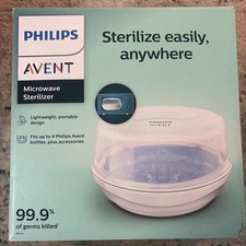 Philips AVENT SCF281/05 Microwave Steam Sterilizer Baby Bottles Cpap etc. New