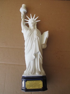 GASTON DE LAGRANGE COGNAC NAPOLEON DECANTER EMPTY STATUE OF LIBERTY