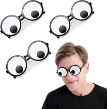 Googly Eyes Glasses, Funny Googly Eyes Goggles Shaking Party Glasses
