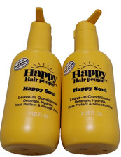 2 Pack Happy Hair People Happy Soul Leave-In Hair Conditioner 7 oz. Each New