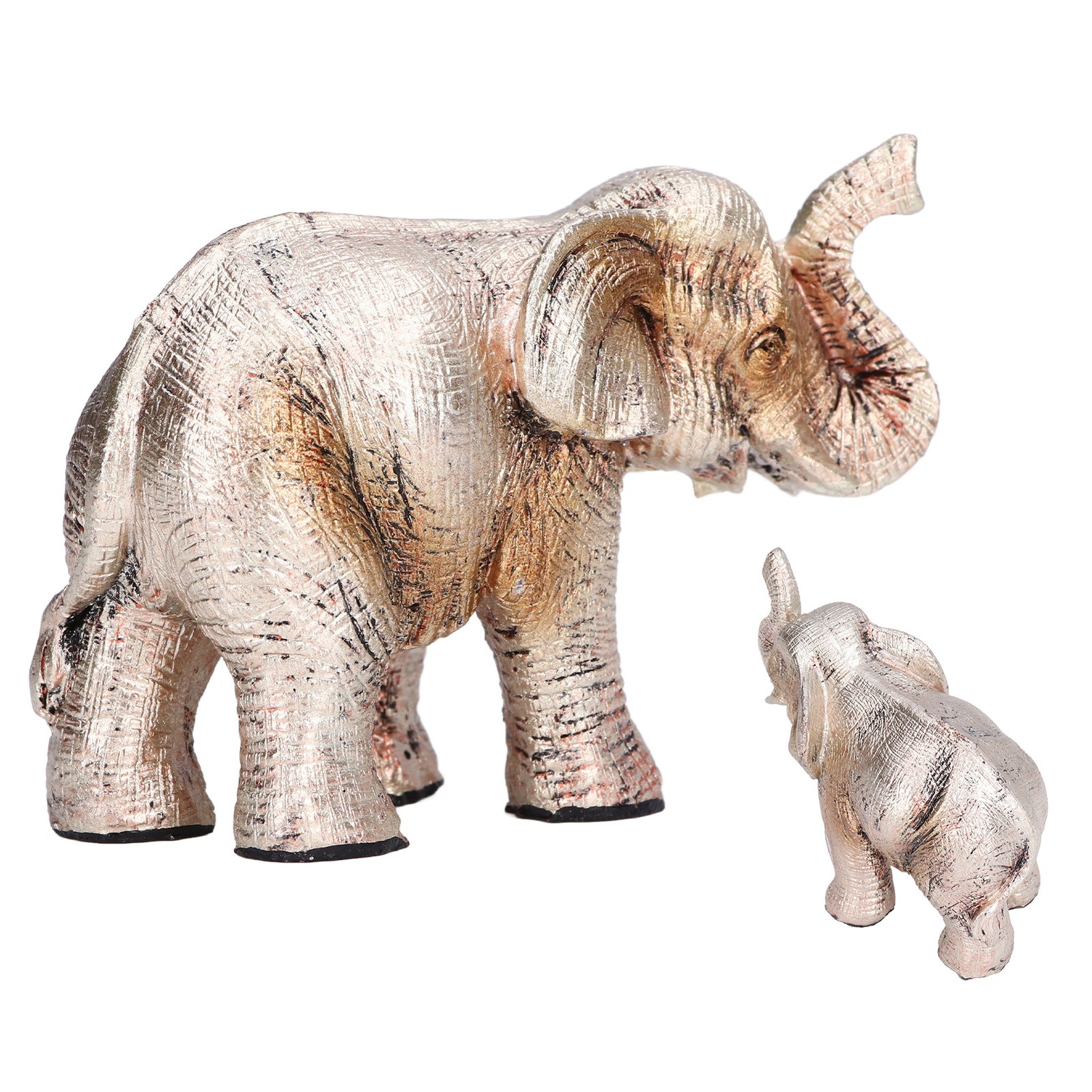 Elephant Statue Synthetic Resin Retro Style Exquisite Workmanship Elegant Cute