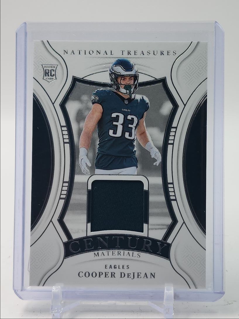 COOPER DEJEAN 2024 NATIONAL TREASURES ROOKIE CENTURY PATCH RC /99 Q4719