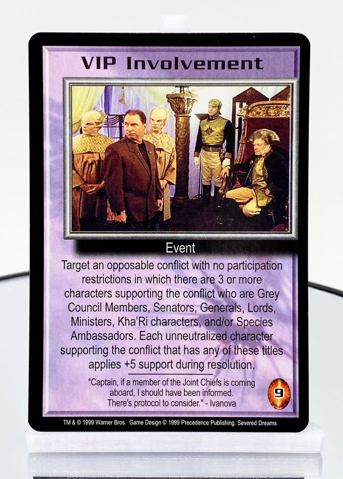 Precedence Entertainment Babylon 5 Severed Dreams Complete Set 150/150 NM-LP (A) - Image 4 of 4