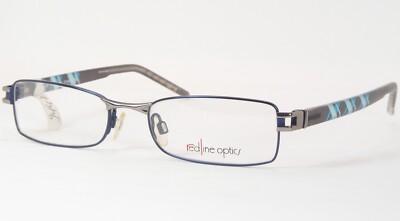 Redline optics RD 222 1 Blue /Silver UNIQUE RARE EYEGLASSES GLASSES 50-17-138mm