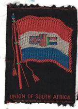 UNION OF SOUTH AFRICA American Tobacco Company Silk Tobacco Flag 1915-20