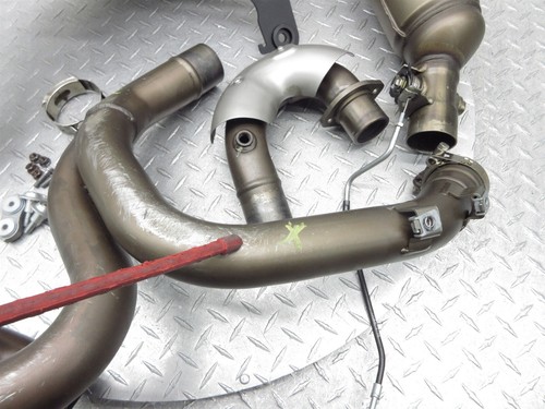 2021 20-22 Ducati Scrambler 1100 Dark Pro Exhaust Muffler Header Manifold OEM - Imagen 17 de 21