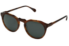 NEW Raen Remmy 49 Sunglasses-Split Finish Rootbeer-Green Lens