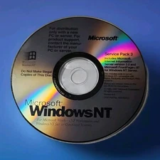 Microsoft Windows NT Service Pack 3 for Workstation/Server (NO KEY) 
