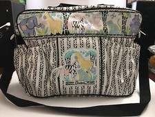 Vintage Carters Wild Zoo Animals Baby Diaper Bag Carter  s Zebra Print