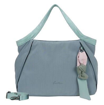 Fritzi aus Preußen Slouchy Sky Shopper Schultertasche Tasche Blue Lime blaugrau