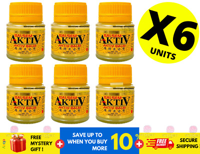 AKTIV Balm Cap Lang Neck Muscle Pain Relief 40g ( X 6)