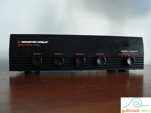 monster cable speaker selector