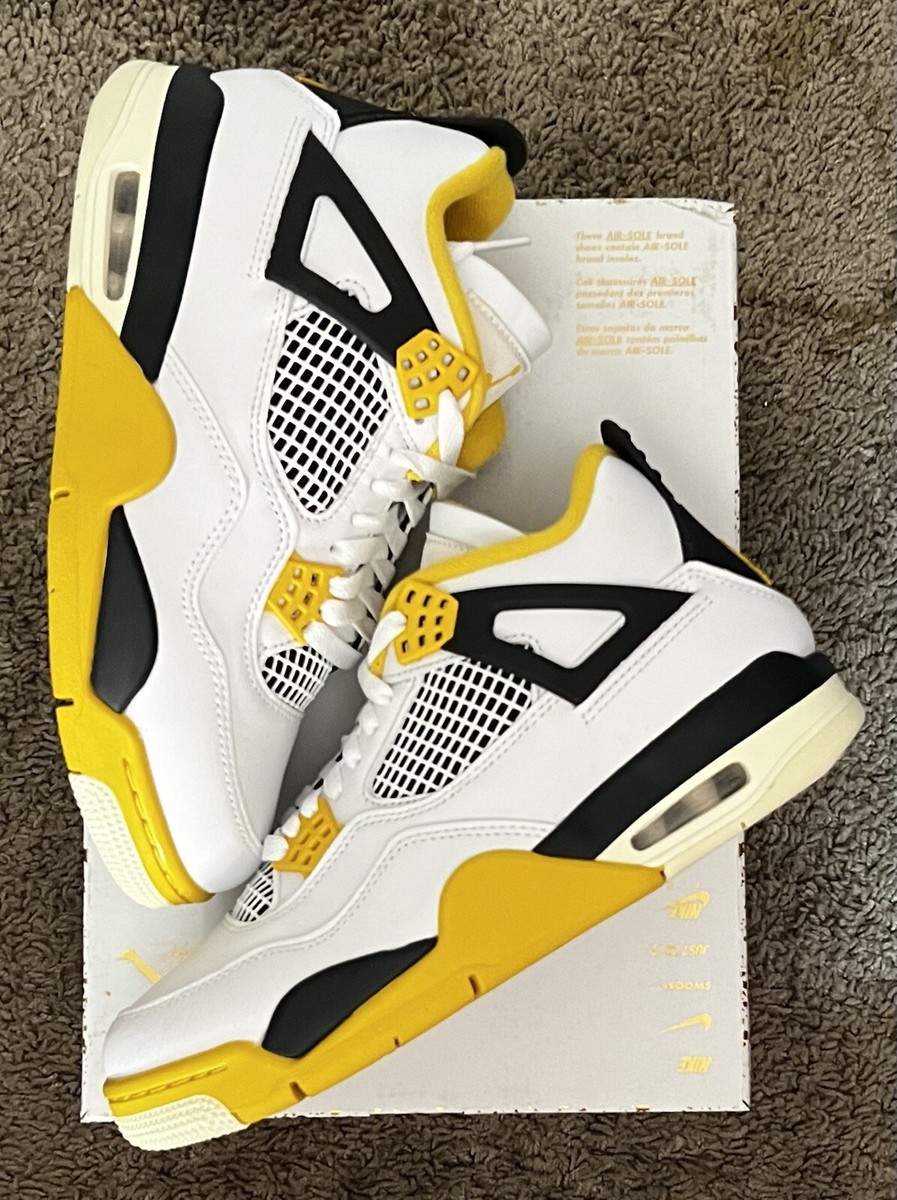 Size 10 - Air Jordan 4 Retro Vivid Sulfur W for sale online