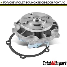 Water Pump with Gasket for Chevrolet Equinox Pontiac Torrent 2006-2009 V6 3.4L