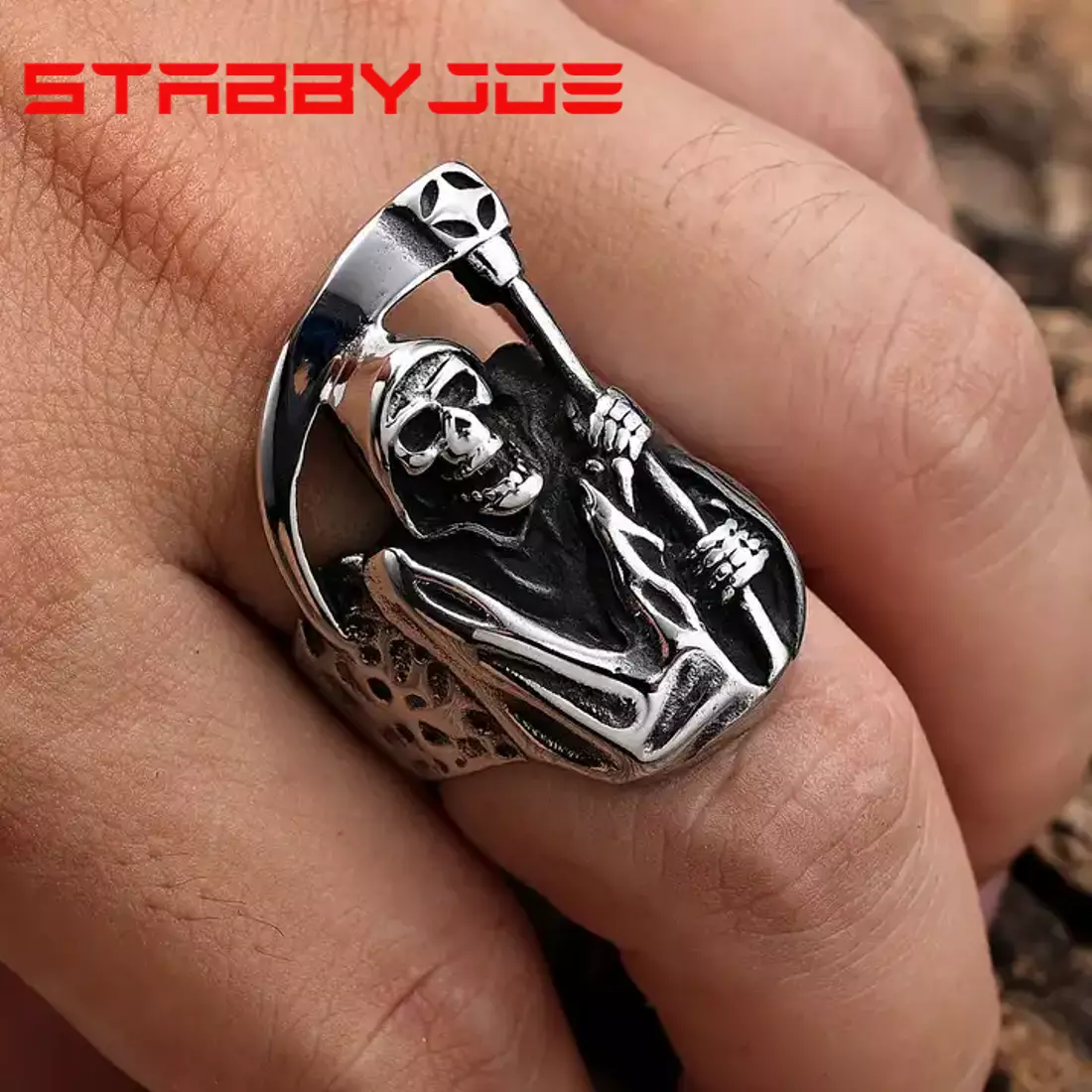 Biker rings sale ebay