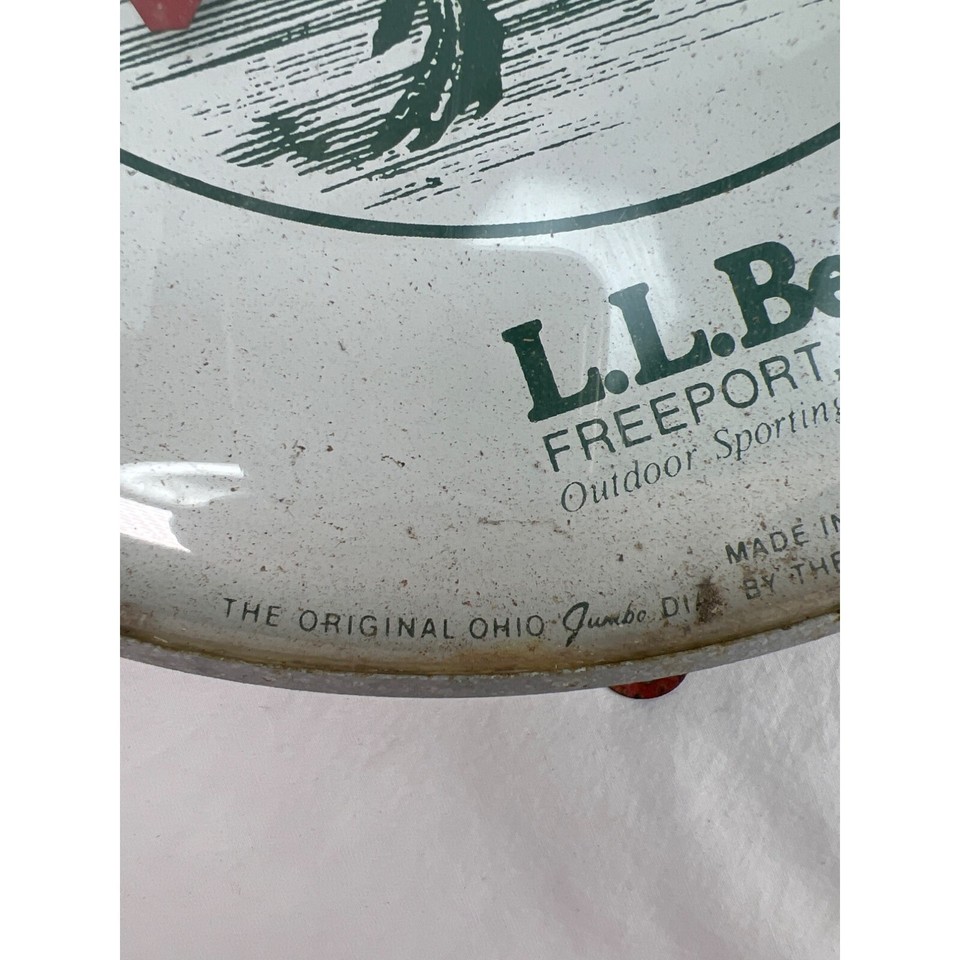 LL Bean Thermometer 12" Vintage Rare Indoor Outdoor Tru Temp Jumbo