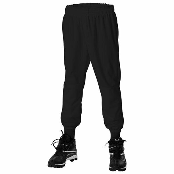 High quality new Alleson Athletic Youth Pull on or Year-end annual account Pants Medium Baseball Black