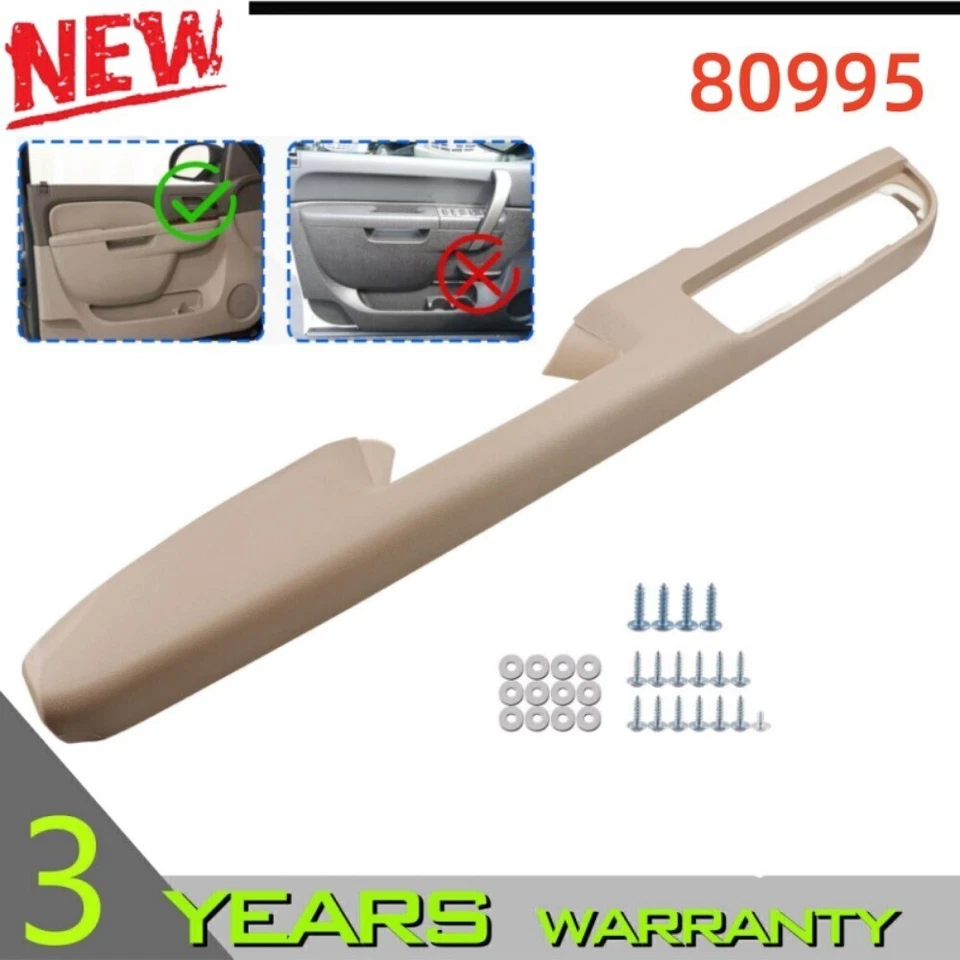 Reparación reposabrazos puerta conductor/pasajero delantero 80995 80994 para 10-14 Tahoe Silverado Foto 3 de 4