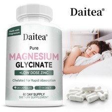 Organics Ocean Pure Glycinate Magnesium Zinc Sleep Aid Capsules - 120 capsules