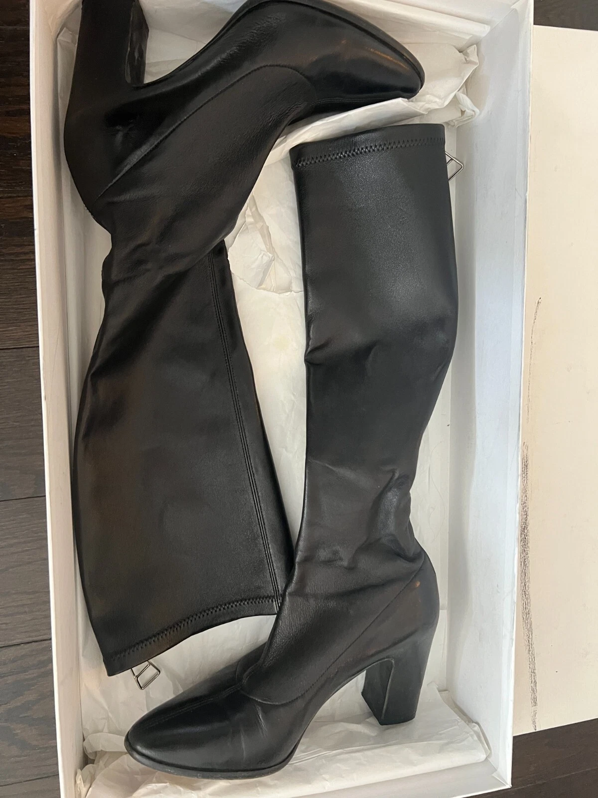 Stivali Balenciaga in pelle nera taglia 39 cerniera posteriore