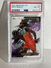 2021-22 Topps Inception OTE Ryan Bewley RC PSA ROOKIE
