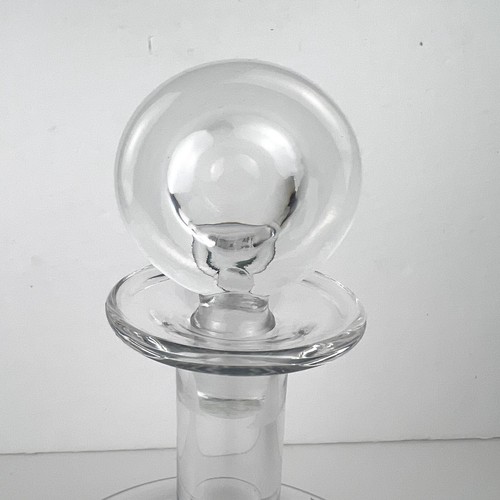 Décanteur à vin rouge cristal Baccarat œnologie jeune avec bouchon soufflé à la main France - Photo 4/15