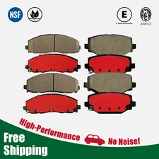 Front&Rear High-Performance Ceramic Brake Pads for Dodge Grand Caravan