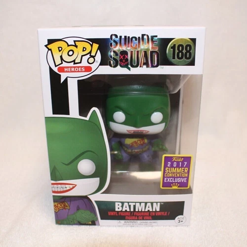 Funko Pop! #188 Batman Joker 2017 Summer Convention Exclusive Suicide Squad DC