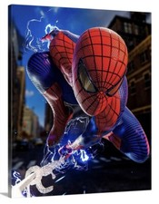 SpiderMan Canvas 16x20 Marvel Comics WallArt Mancave Stan Lee Hero