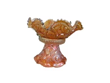 *SALE* Vintage Imperial Marigold Carnival Glass / Punch Bowl w/Base