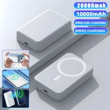 20000mAh Cargador Portatil De Bateria Inalambrico Magnetico Para iPhone 16/15/14
