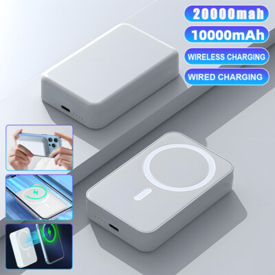 20000mAh Cargador Portatil De Bateria Inalambrico Magnetico Para iPhone 17/16/15