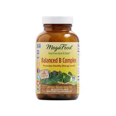 MegaFood Balanced B Complex, 90 Tablets