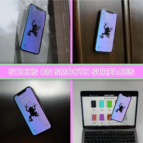 Mobile Phone Silicone Suction Cup Holder, Non-Slip Square Pad, Hands-Free Mount - Picture 7 of 19