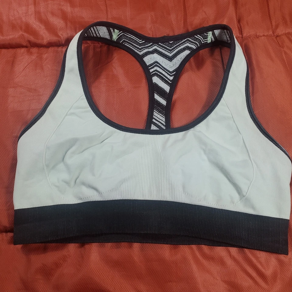 Sujetador Lululemon 10/M Ebb & Flow espalda deportiva reversible jaspeado transparente como nuevo Foto 4 de 4