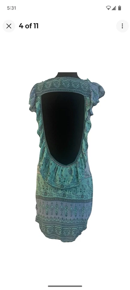 Vintage Sample Spell & the Gypsy Collective Desert Wanderer Mini Dress Sz S - Image 3 of 4