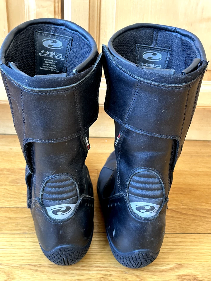 Botas femininas de motocicleta HELD (tamanho 8, seminovas) - Imagem 2 de 4