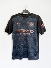 Manchester City 2020/2021 Puma Away Football Shirt Mens Small