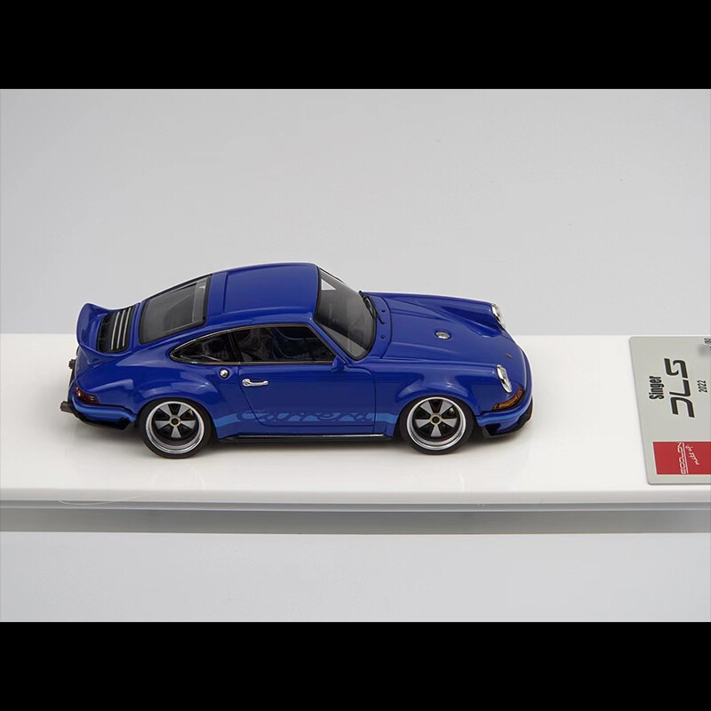 Make Up 1:43 Porsche Singer DLS 2022 Indigo Limited Diecast Car