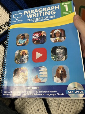 Here to Help Learning Paragraph Writing Flight 1  Teachers Guide & DVDs