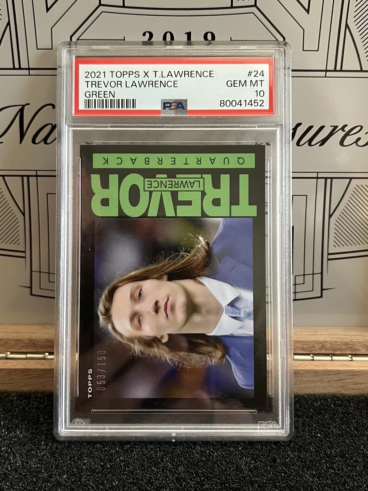 Trevor Lawrence Topps X Trevor Lawrence #24 Green