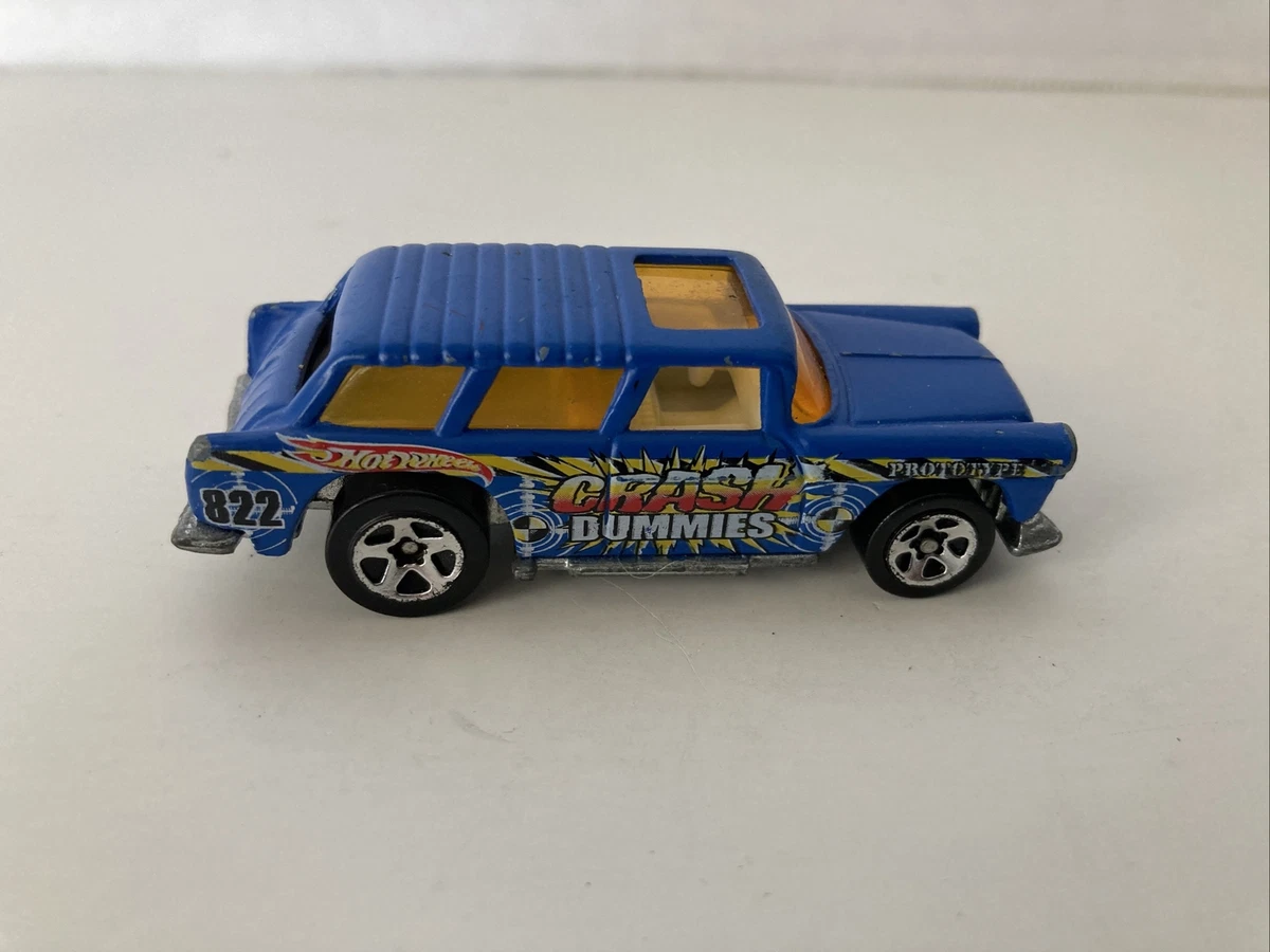 1969 HOT WHEELS CHEVY NOMAD CRASH DUMMIES BLUE 2 3 4