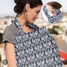 Uhinoos cotton floral nursing cover one size