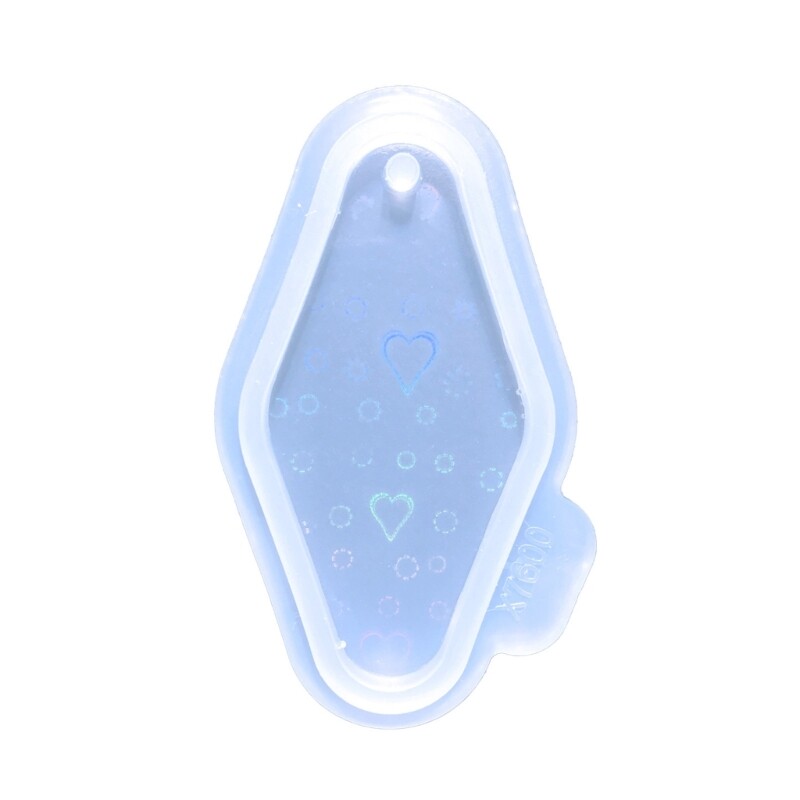 Holographic Resin Keychain Mold for Epoxy Pendant Casting