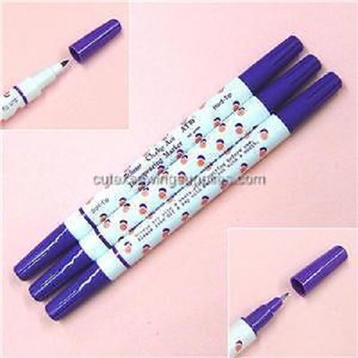 Double Point (Fine / Broad) Violet Disappearing Vanishing Ink Pens - 3 PACK 