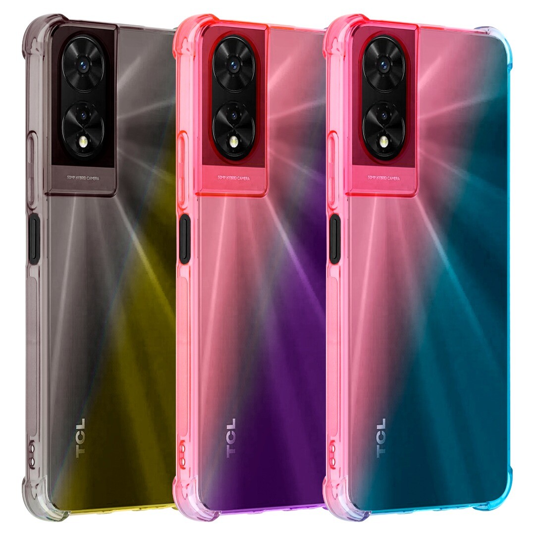 For TCL 405 / 406 / 408 Non-Magnetic Retro Texture Horizontal Flip Leather Case Brown - Foto 8