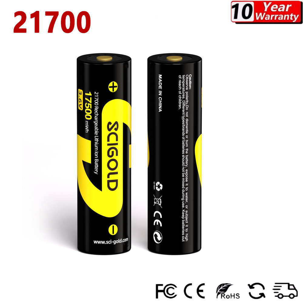 Scigold Rechargeable Batteries 3.6V 17500mWh Lithium-ion battery 2PACK-image