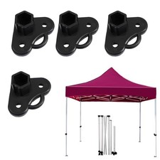 Podstawy nóg gazebo plastikowe wsporniki na nóżki pasują do kwadratowych rur 21x21mm opakowanie 4 szt.